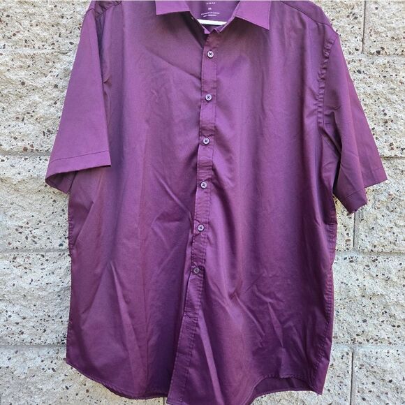 Men's MIX&NY purple, button-down casual dress shirt - Picture 10 of 16